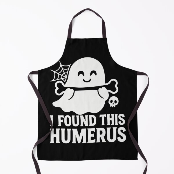 Item preview, "I Found This Humerus" Funny Ghost Anatomy Pun Halloween designed and sold by RocknCat.