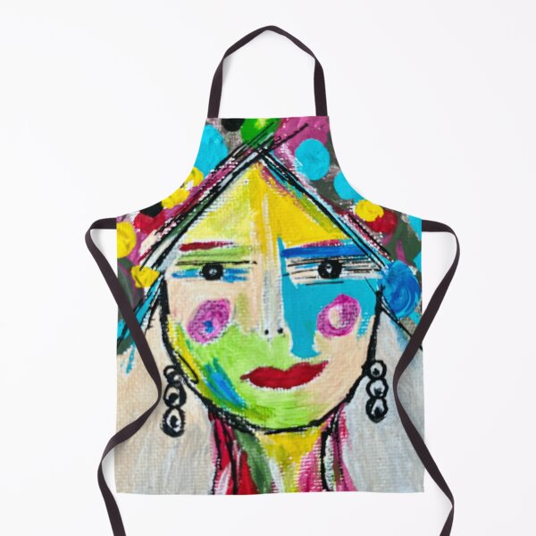 Item preview, Colorful Woman - Abstract art  designed and sold by CathPainting.