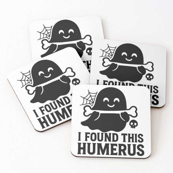 Item preview, "I Found This Humerus" Funny Ghost Pun for Halloween designed and sold by RocknCat.