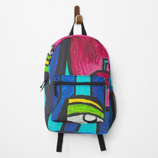 Item preview, Abstract Art - The Colorful Face designed and sold by CathPainting.