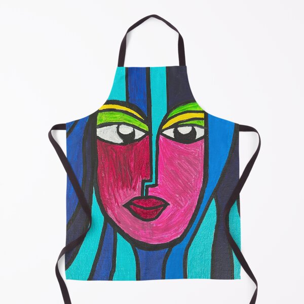 Item preview, Abstract Art - The Colorful Face designed and sold by CathPainting.