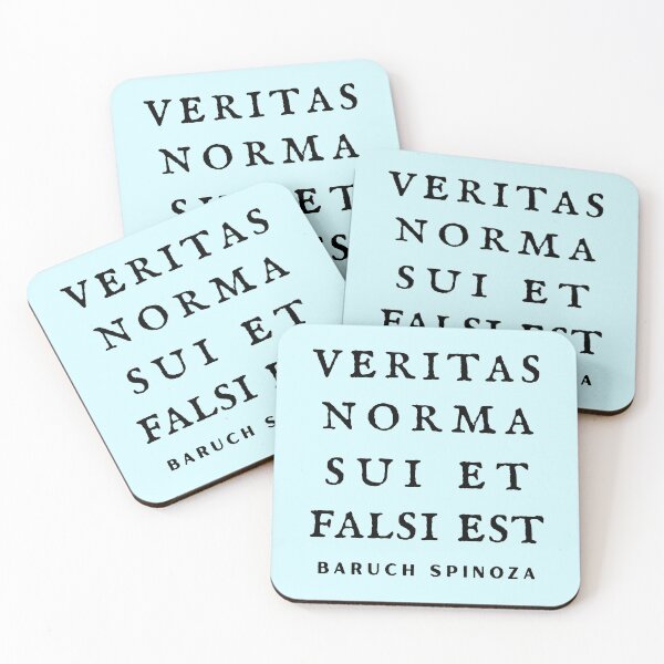 Item preview, Baruch Spinoza quote: Veritas norma sui et falsi est. designed and sold by artbleed.