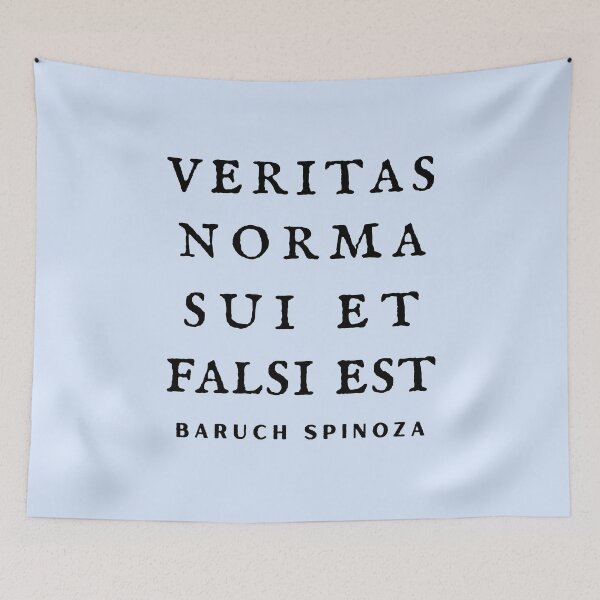Item preview, Baruch Spinoza quote: Veritas norma sui et falsi est. designed and sold by artbleed.