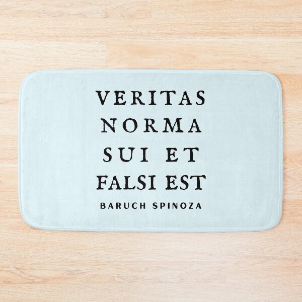 Item preview, Baruch Spinoza quote: Veritas norma sui et falsi est. designed and sold by artbleed.