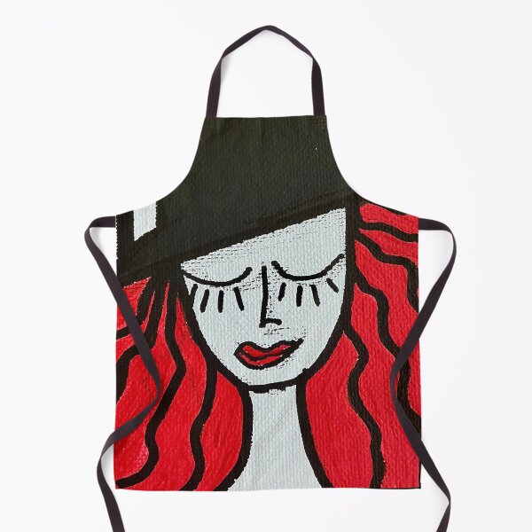 Item preview, Zen Woman with Hat - Minimalist Painting designed and sold by CathPainting.