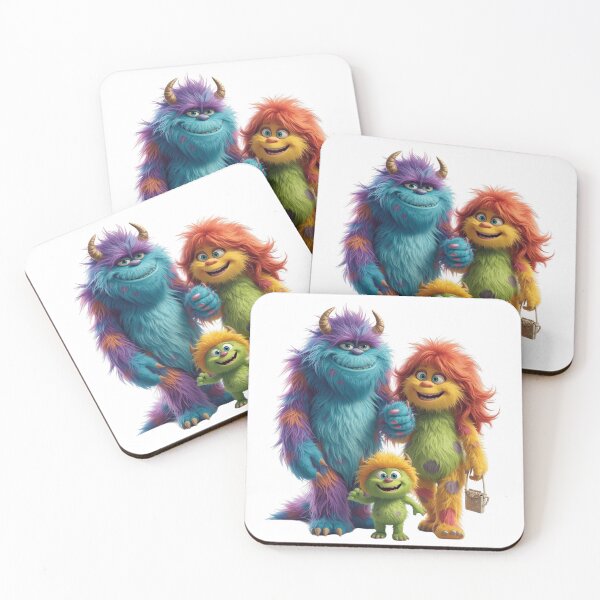 Item preview, Monster Family – Cute Colorful Creatures Design designed and sold by Kindloom.