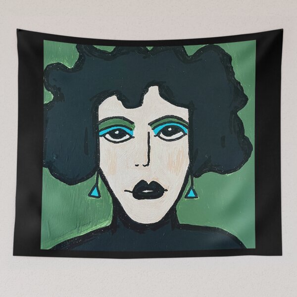 Item preview, Mysterious Woman designed and sold by CathPainting.