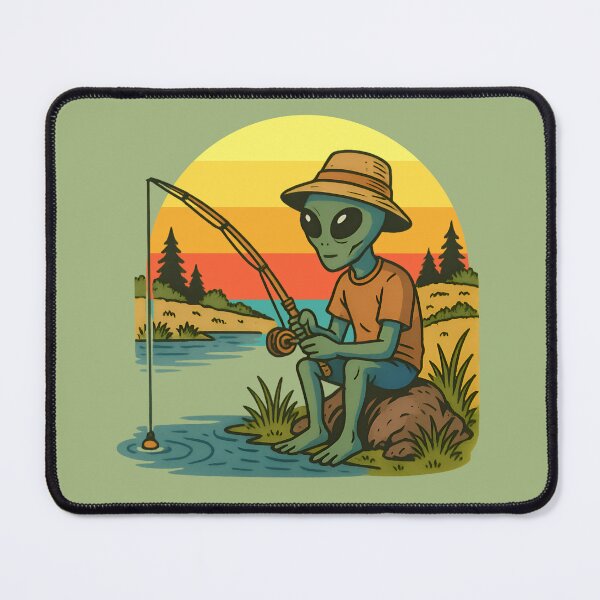 Item preview, Green Alien Fishing designed and sold by Aiolin.