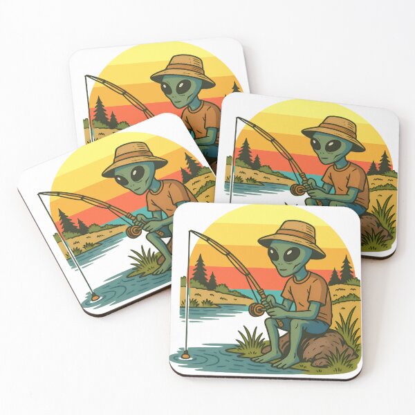 Item preview, Green Alien Fishing designed and sold by Aiolin.
