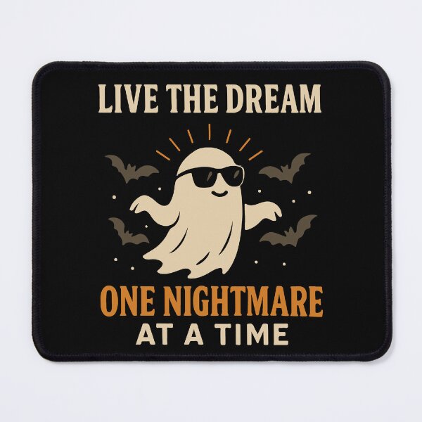 Item preview, Live The Dream One Nightmare At A Time Halloween designed and sold by LuminOrb.