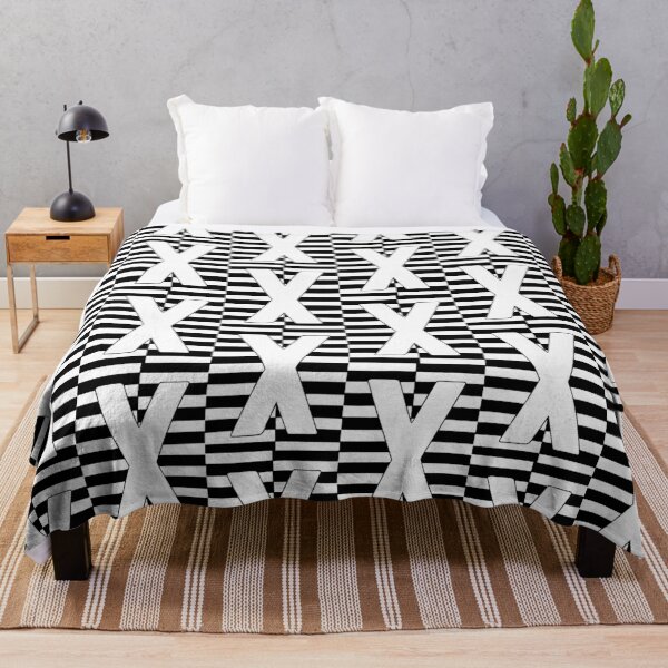Item preview, Bold Black and White X Letter Poster designed and sold by GTeoArt.