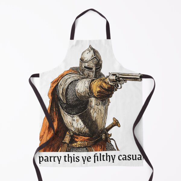 Item preview, Parry This You Filthy Casual - Medieval Knight With Gun designed and sold by GabrielBenavid1.