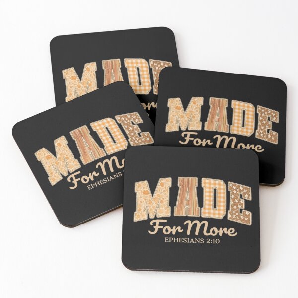 Item preview, Made For More | Christian Floral Typography designed and sold by Colorful-Garden.