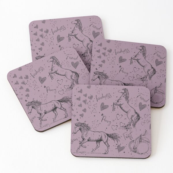 Item preview, Horse Inspiration Purple - Equestrian Art - Equine Gifts designed and sold by Ishtar Park Equine Shop.
