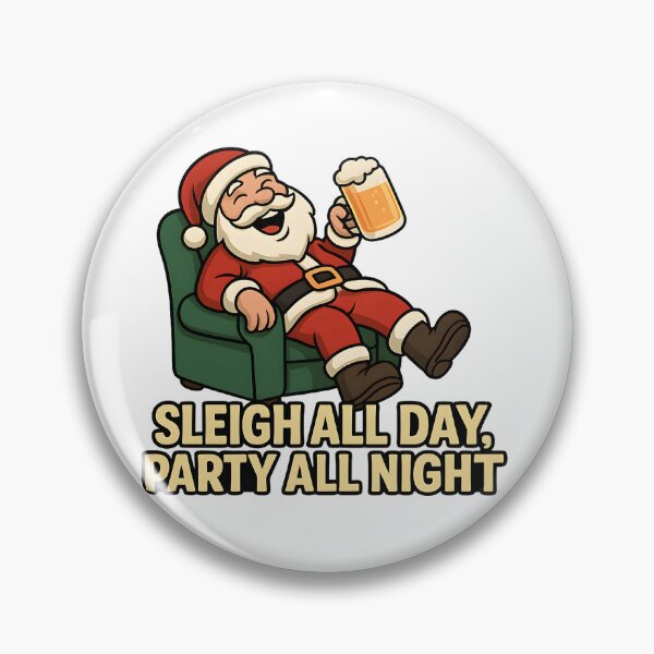Item preview, Santa After Party Shirt – Sleigh All Day, Party All Night Funny Christmas Tee designed and sold by Karn.Co.