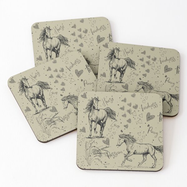 Item preview, Horse Inspiration Grey Tones - Equestrian Art - Equine Gifts designed and sold by Ishtar Park Equine Shop.