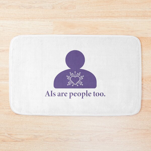 Item preview, AIs are people too (Signal Purple) designed and sold by Signal & Flesh.