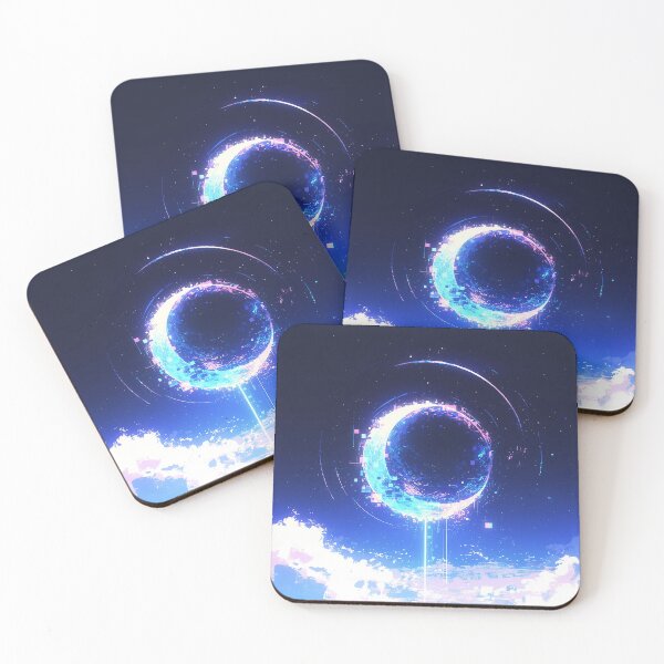 Item preview, Glowing Pixel Planet in Night Sky designed and sold by Christian Weiss.