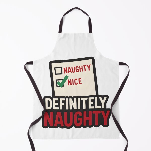 Item preview, Definitely Naughty Christmas Shirt – Funny Holiday List Tee designed and sold by Karn.Co.