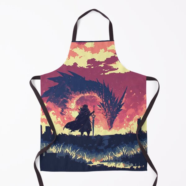 Item preview, Warrior Confronts Pixel Dragon designed and sold by Christian Weiss.