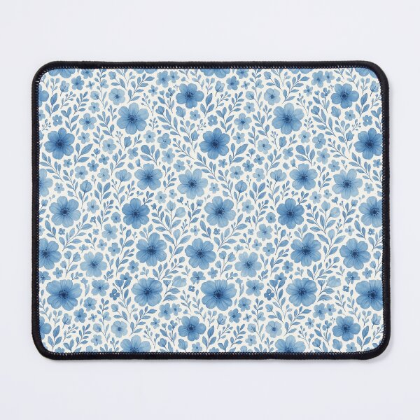 Item preview, Indigo Bloom – Hand-Painted Blue Floral Pattern designed and sold by griceyvisuals.