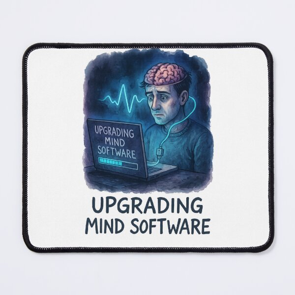 Item preview, Upgrade My mind software handmade design designed and sold by AMAOZ.