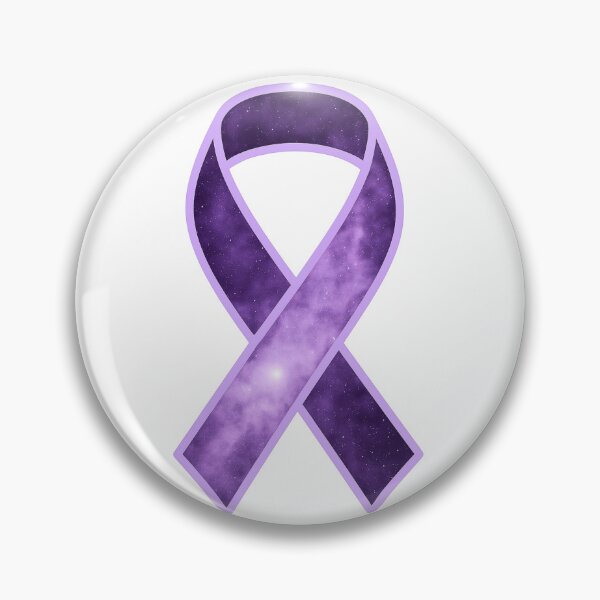 Item preview, Cosmic Light Purple Awareness Ribbon – Stomach Cancer, Eating Disorders & Support Galaxy Design designed and sold by HealthCoreCommunity.