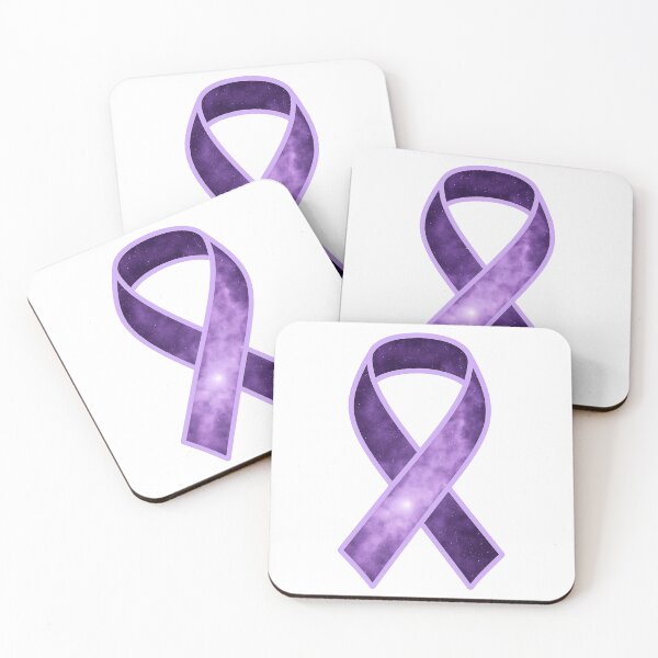 Item preview, Cosmic Light Purple Awareness Ribbon – Stomach Cancer, Eating Disorders & Support Galaxy Design designed and sold by HealthCoreCommunity.