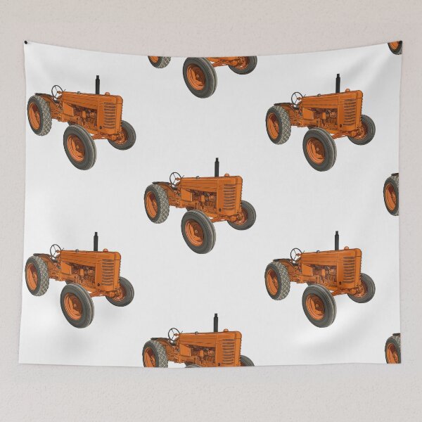 Item preview, Industrial John Deere Styled Mi Orange Tractor designed and sold by Daysydesign.