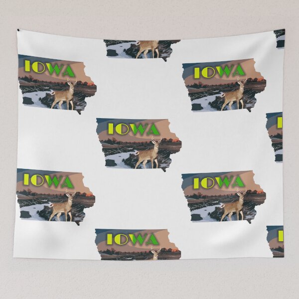 Item preview, Iowa State Deer Silhouette John Deere designed and sold by Daysydesign.