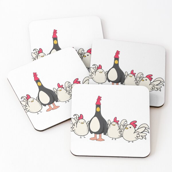 Item preview, Four chickens designed and sold by TheMissingMask.