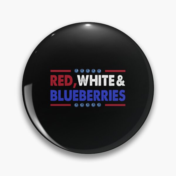 Item preview, Red White And Blueberries Funny Patriotic designed and sold by MotivaChic.