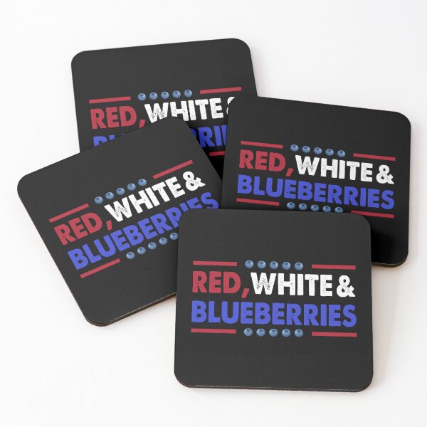 Item preview, Red White And Blueberries Funny Patriotic designed and sold by MotivaChic.