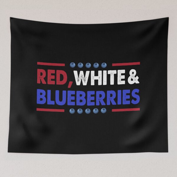 Item preview, Red White And Blueberries Funny Patriotic designed and sold by MotivaChic.