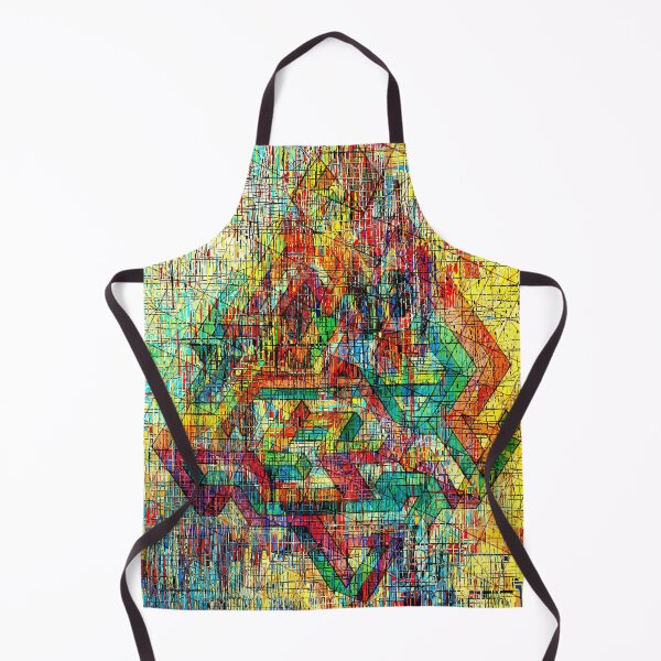 Item preview, Colorful Geometric Maze Abstract designed and sold by Arjen Roos.
