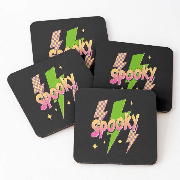 Item preview, Neon Checkered Spooky Halloween designed and sold by BiellaSar.