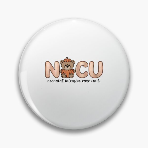 Item preview, NICU Neonatal Intensive Care Nurse Bear Pumpkin Halloween designed and sold by BiellaSar.