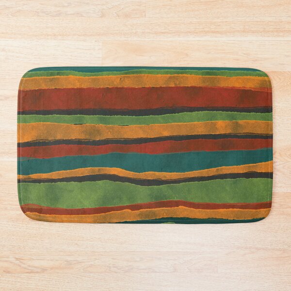 Item preview, Watercolor strip retro pattern designed and sold by Retro Street Studios.