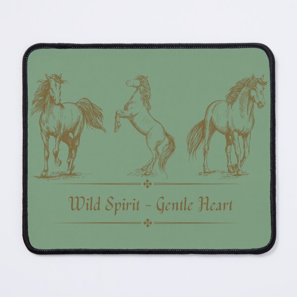 Item preview, Wild Spirit - Gentle Heart - Equestrian Art - Equine Gifts designed and sold by Ishtar Park Equine Shop.