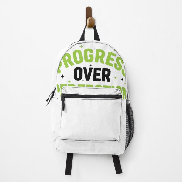 Item preview, Progress Over Perfection Sticker – Minimalist Growth Mindset Quote designed and sold by Happyfreedom.