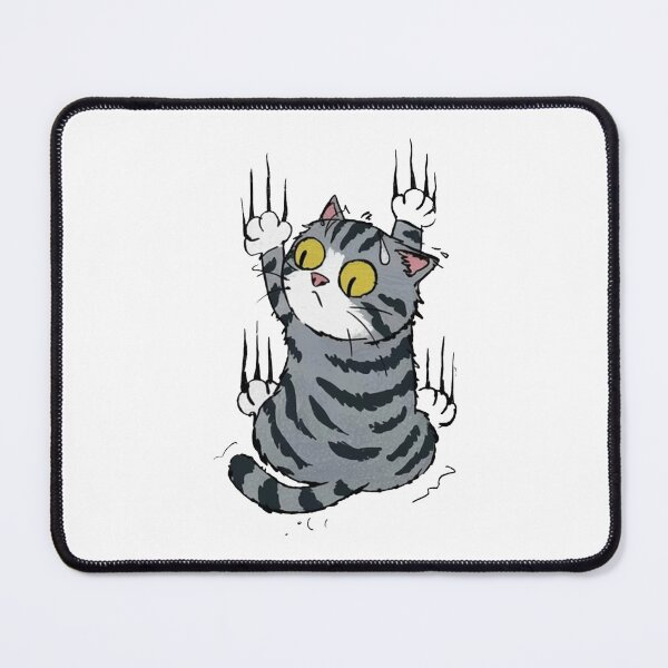 Item preview, Funny Scratching Cat Cartoon Design designed and sold by MonkiFlipp.