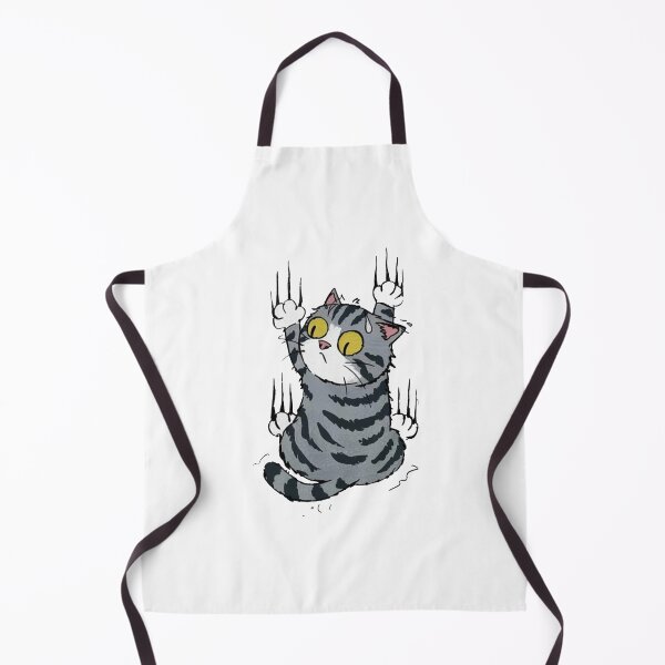 Item preview, Funny Scratching Cat Cartoon Design designed and sold by MonkiFlipp.