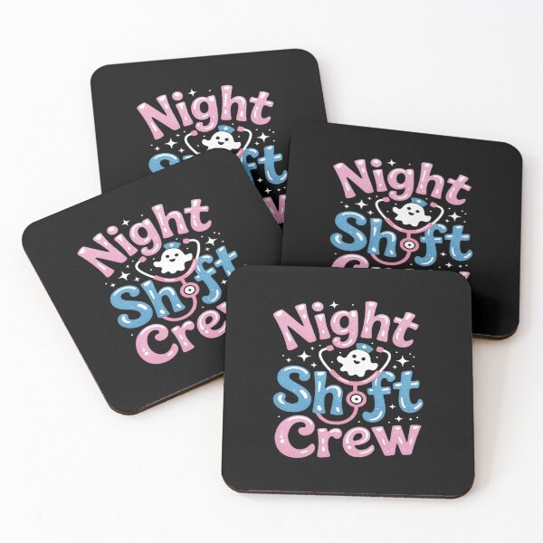 Item preview, Night Shift Crew Funny Nurse halloween ghost with Pumpkins designed and sold by BiellaSar.