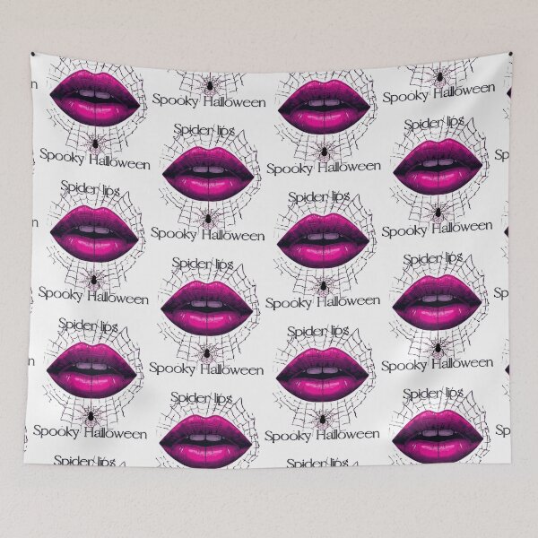 Item preview, Spider lips, Spooky Halloween. Are you scared? Gift for her designed and sold by YvkafromPoland.