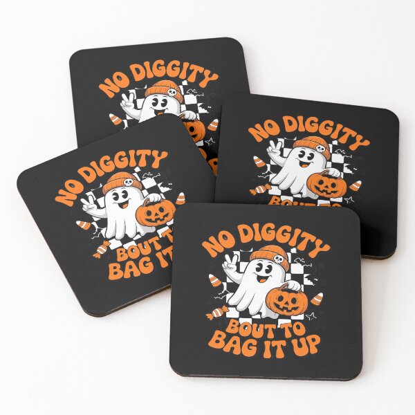 Item preview, No Diggity Bout To Bag It Up Halloween  Ghost designed and sold by BiellaSar.