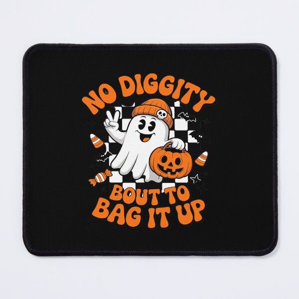 Item preview, No Diggity Bout To Bag It Up Halloween  Ghost designed and sold by BiellaSar.