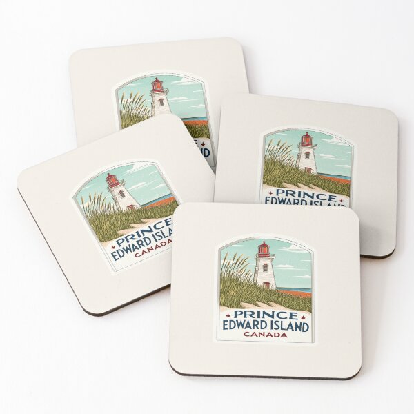 Item preview, Prince Edward Island Canada Vintage Travel Sticker - Retro Lighthouse & Coastal Design designed and sold by Blurbean.