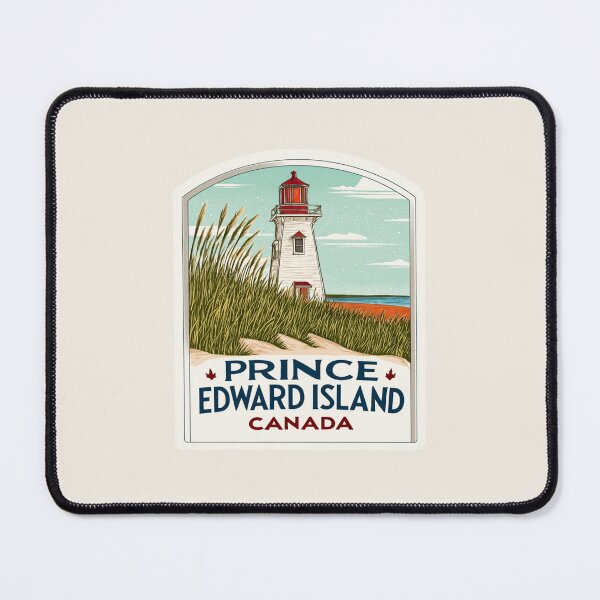 Item preview, Prince Edward Island Canada Vintage Travel Sticker - Retro Lighthouse & Coastal Design designed and sold by Blurbean.