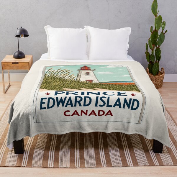 Item preview, Prince Edward Island Canada Vintage Travel Sticker - Retro Lighthouse & Coastal Design designed and sold by Blurbean.