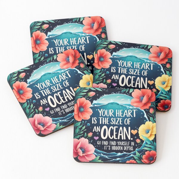Item preview, Your heart is the size of an ocean. Go find yourself in its hidden depths 36 designed and sold by Tom-Johnson.